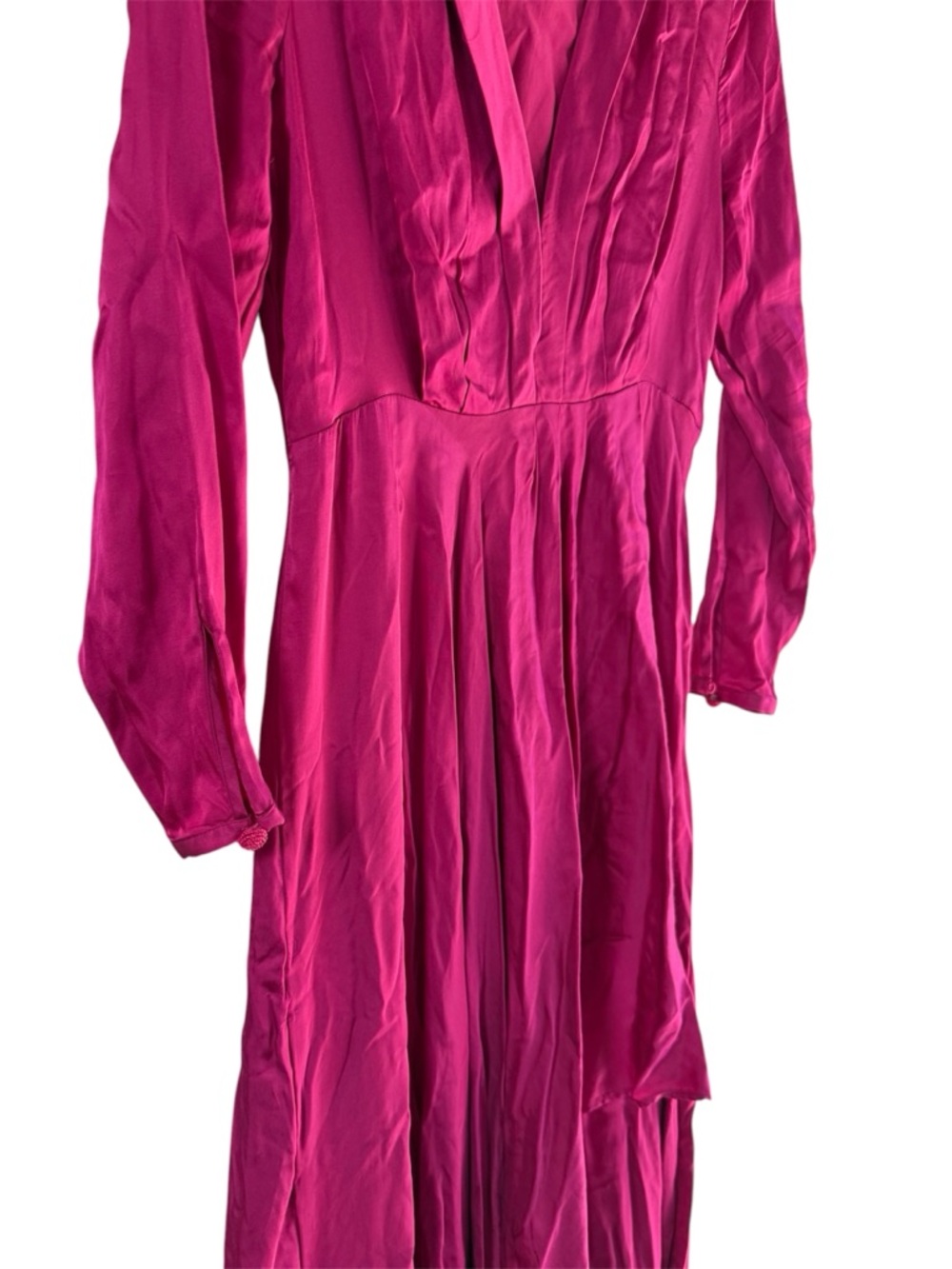 FARM Rio Fuchsia V-Neck Maxi Dress - Picture 7 of 13